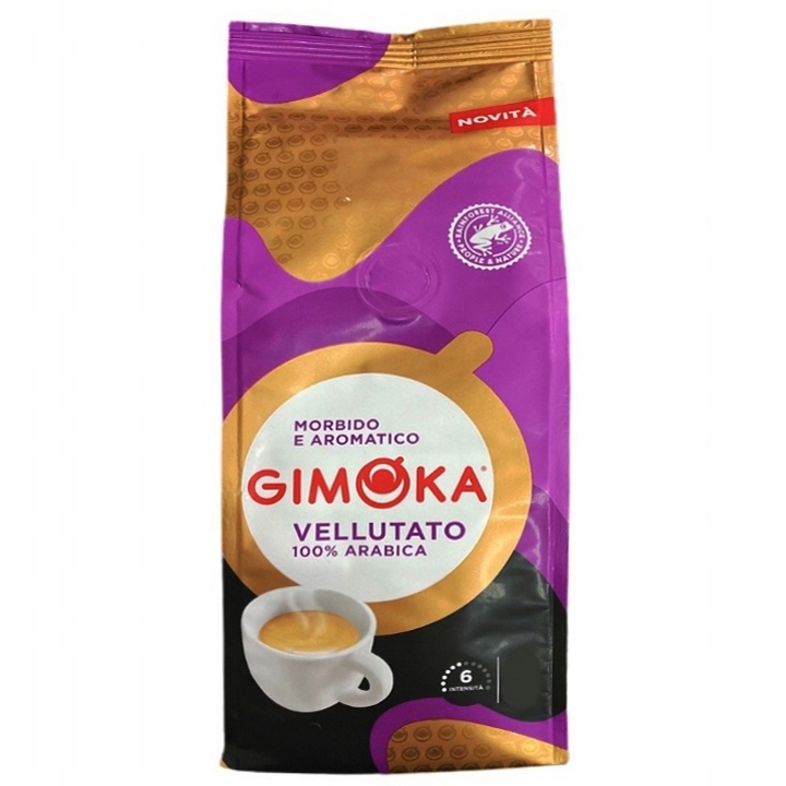 Kawa ziarnista Gimoka Vellutato Rainforest 100% Arabica 1 kg