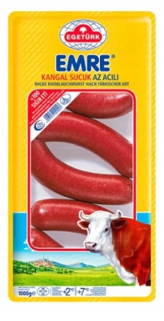 Turecká klobása sucuk kangal 1kg Egeturk Halal 100%