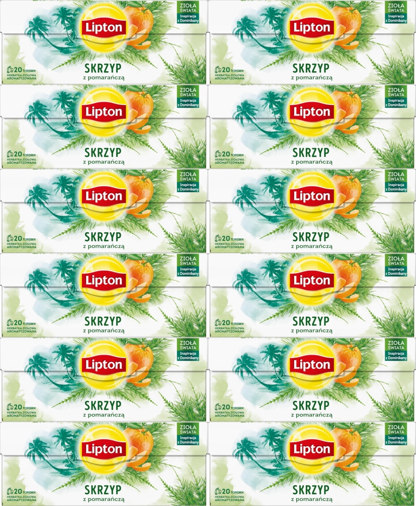 Herbata ziołowa Lipton skrzyp z pomarańczą 240szt