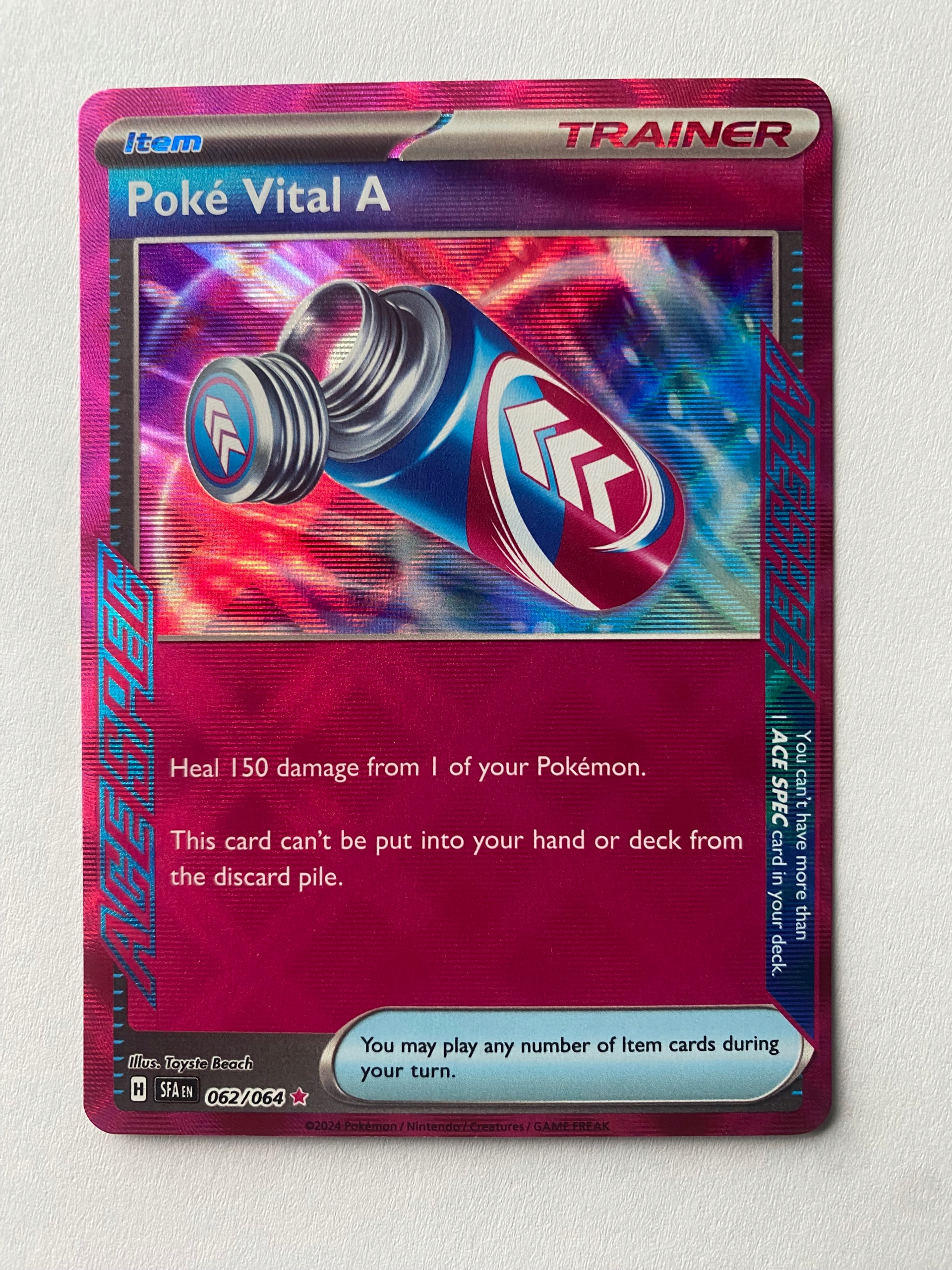 Karta Pokemon: Poké Vital A (SFA 062) / Shrouded Fable