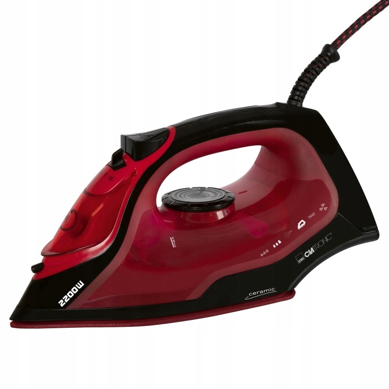 

Mocne Żelazko Ceramiczne Parowe 2200W Clatronic