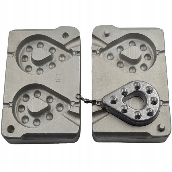 Forma do odlewania ciężarków wędkarskich 250 280 g (F-59)