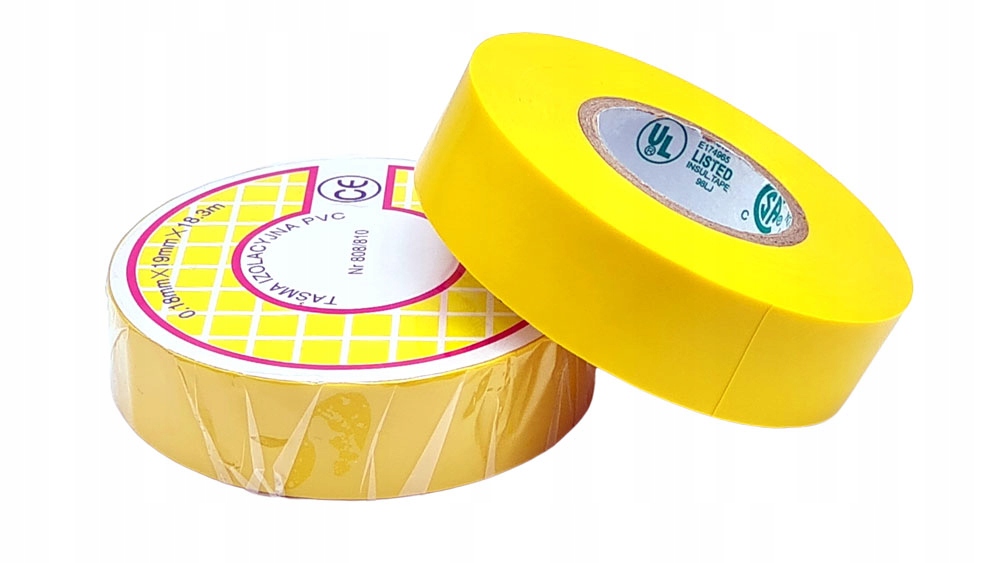 

Taśma Izolacyjna Ul Pvc Szkota 18,3M żółta 19mm