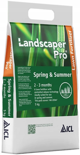 Hnojivo ICL Landscaper Pro Spring &amp; Summer, 20-00-07 +9CaO +3MgO, 5 kg