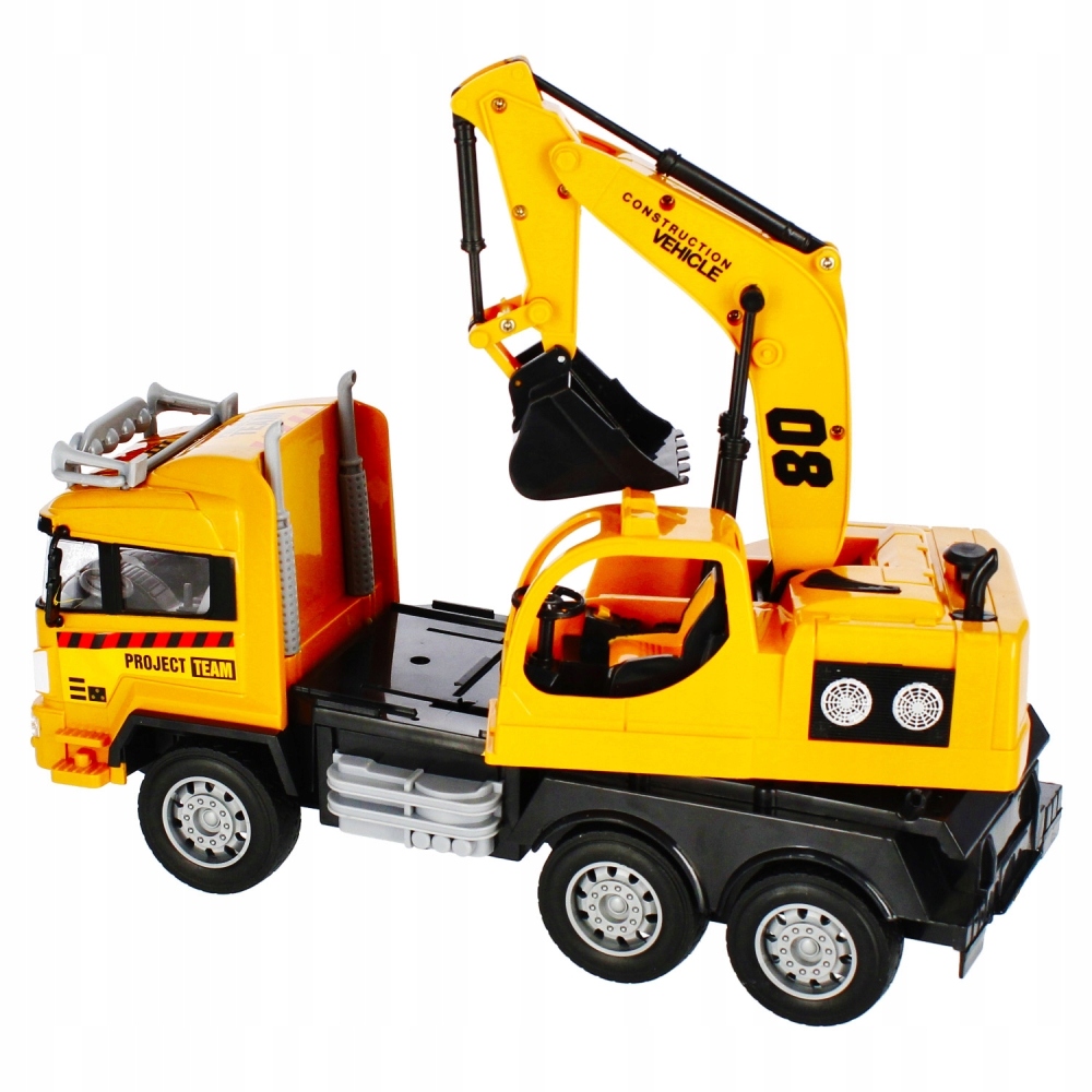 AUTO CIĘŻAROWE ZDALNIE STEROWANE KOPARKA Wiek dziecka 3 lata +