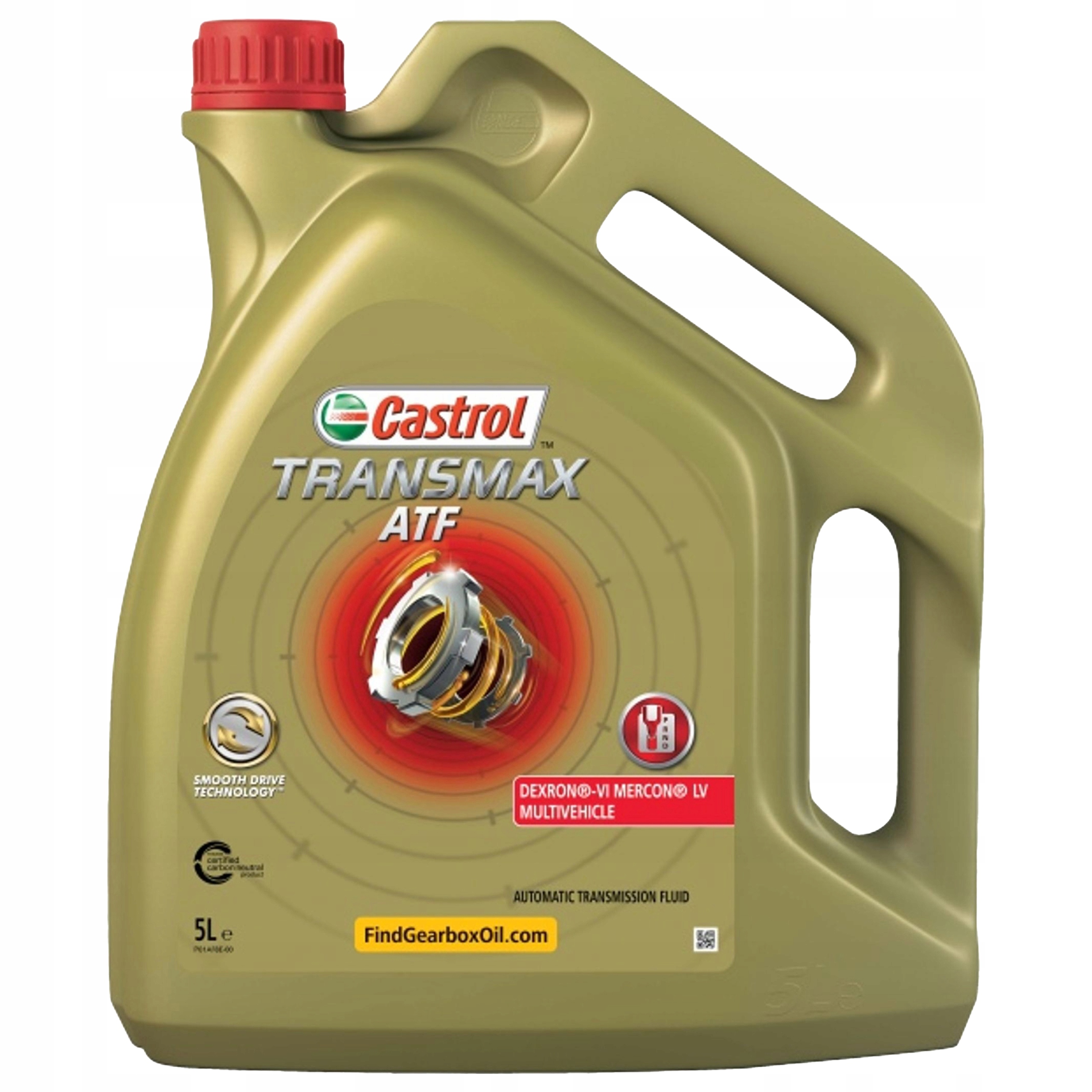 CASTROL TRANSMAX ATF DEXRON-VI MERCON LV MULTIVEHICLE 5L do wspomagania