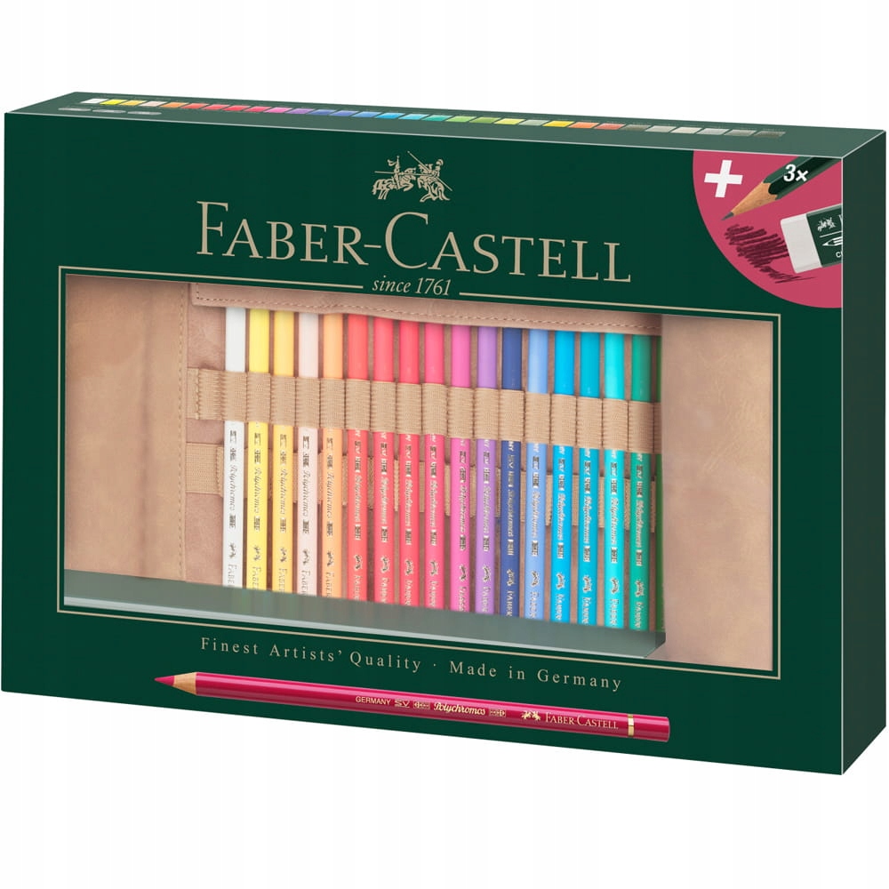Pastelky Faber-Castell Polychromos v penálu 30kol