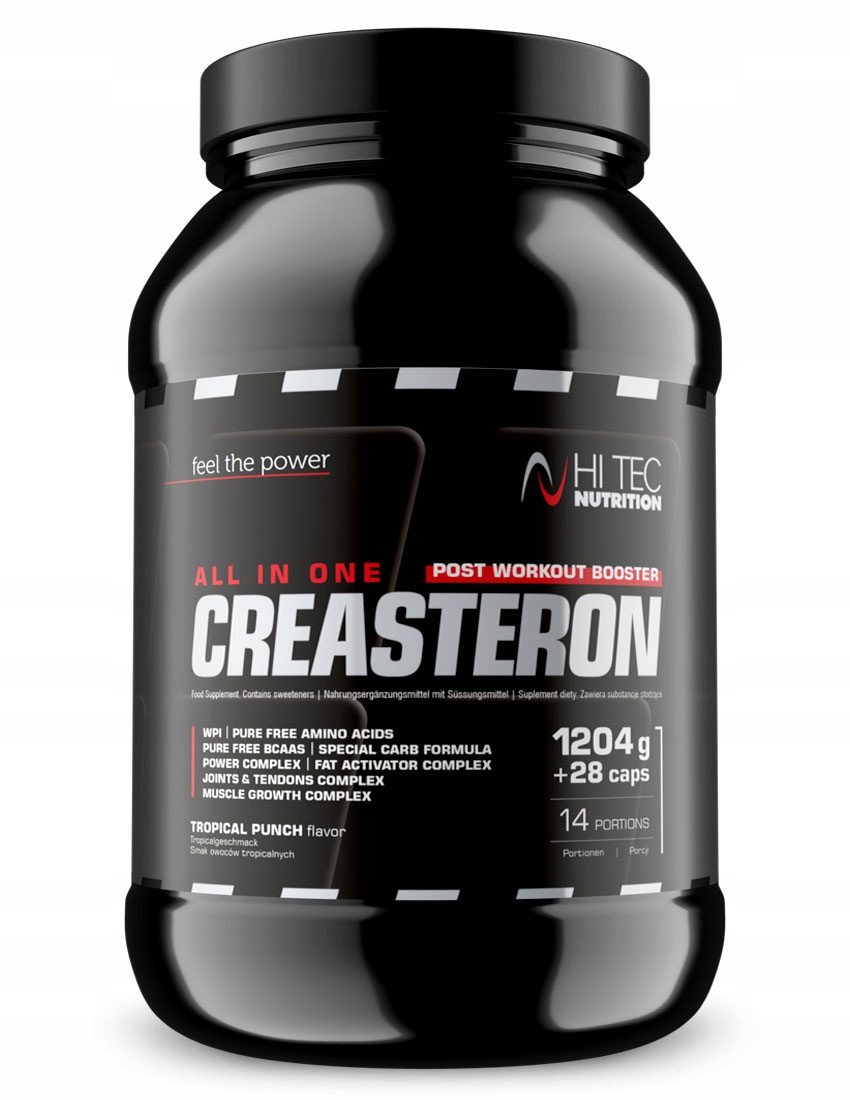 Hi Tec Creasteron 1204 g 28 kg Bcaa Vitamínový Protein