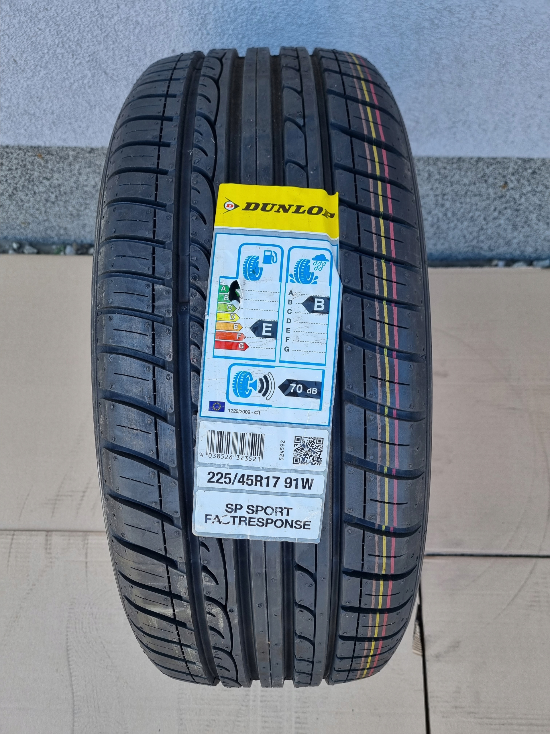 Opony letnie Sport Dunlop w Fastresponse Sp 225/45/17