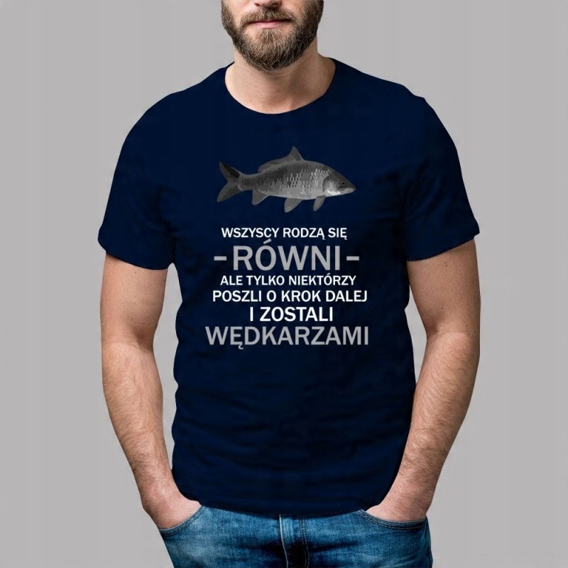 

Koszulka z wymarzonym nadrukiem dla wędkarza