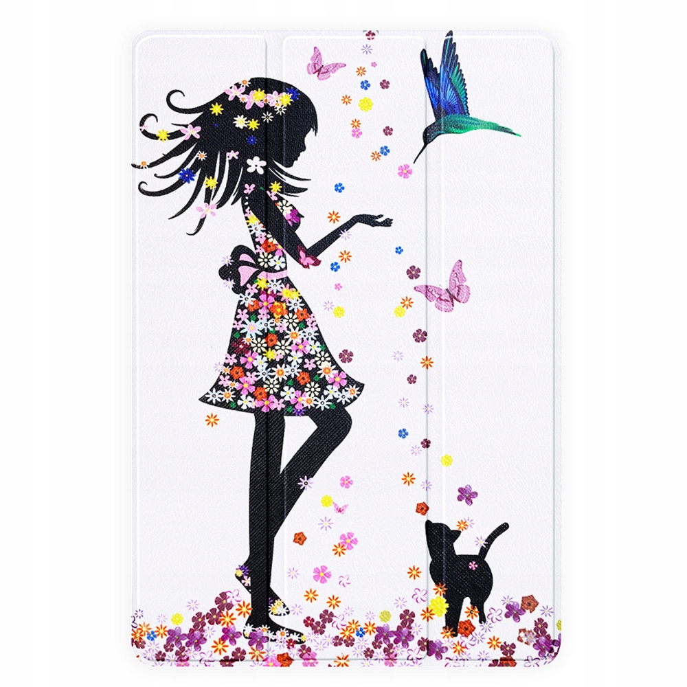 ETUI SMART COVER GRAFIKA + RYSIK do LENOVO TAB M10 Plus 10.3 TB- X606 Pasuje do modelu Tab M10 Plus