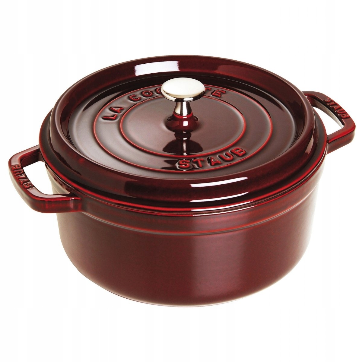 Hrniec okrúhly 5.2 l Grenadínový La Cocotte Staub