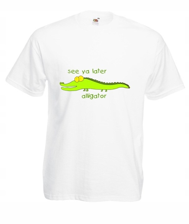 

Kolorowe Koszulki Krokodyl Aligator Wzory