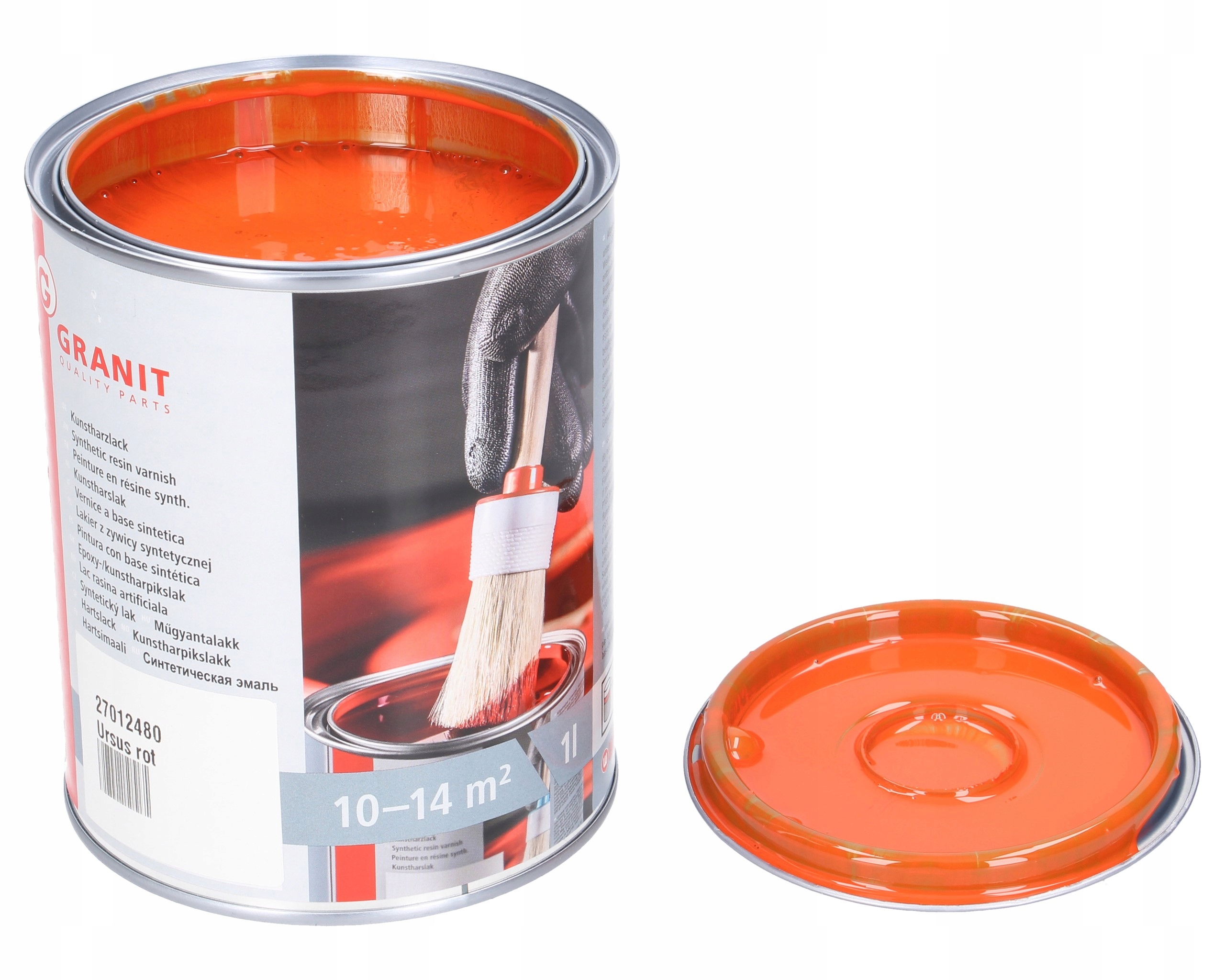 lak barva Ursus oranžová 1l Wilckens Granit