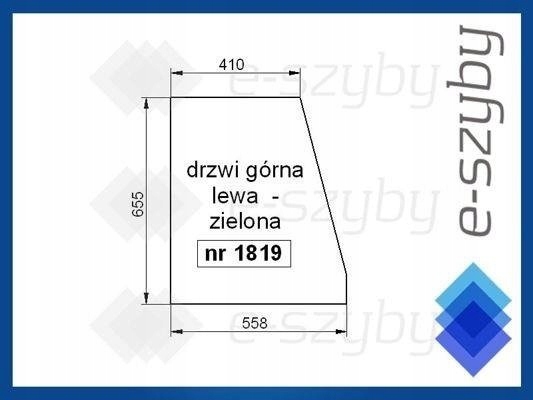 sklo Steyr 8060 8070 8080 8090 dveře horní levé