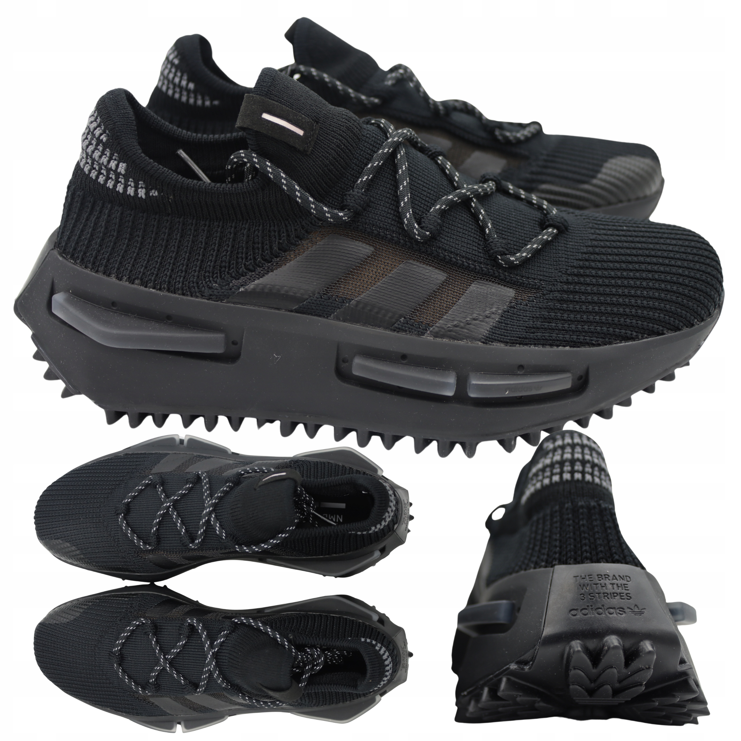 Pánské boty Adidas NMD_S1 Sportovní tenisky Pohodlné Černé Vel. 45 1/3