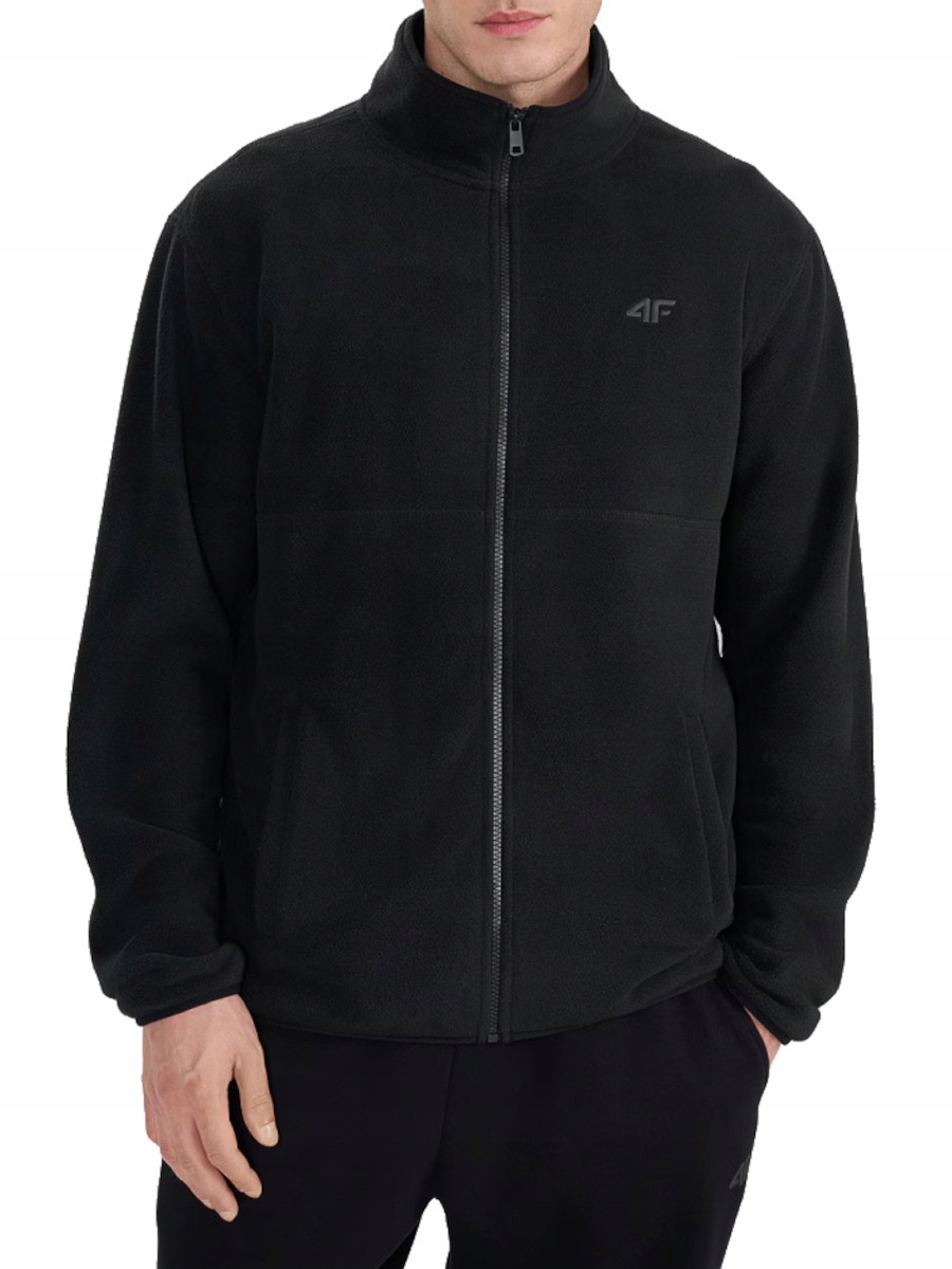 Polar 4F pánský 4FWMM00TFLEM316-20S černý teplý zip mikina fleecová 3XL