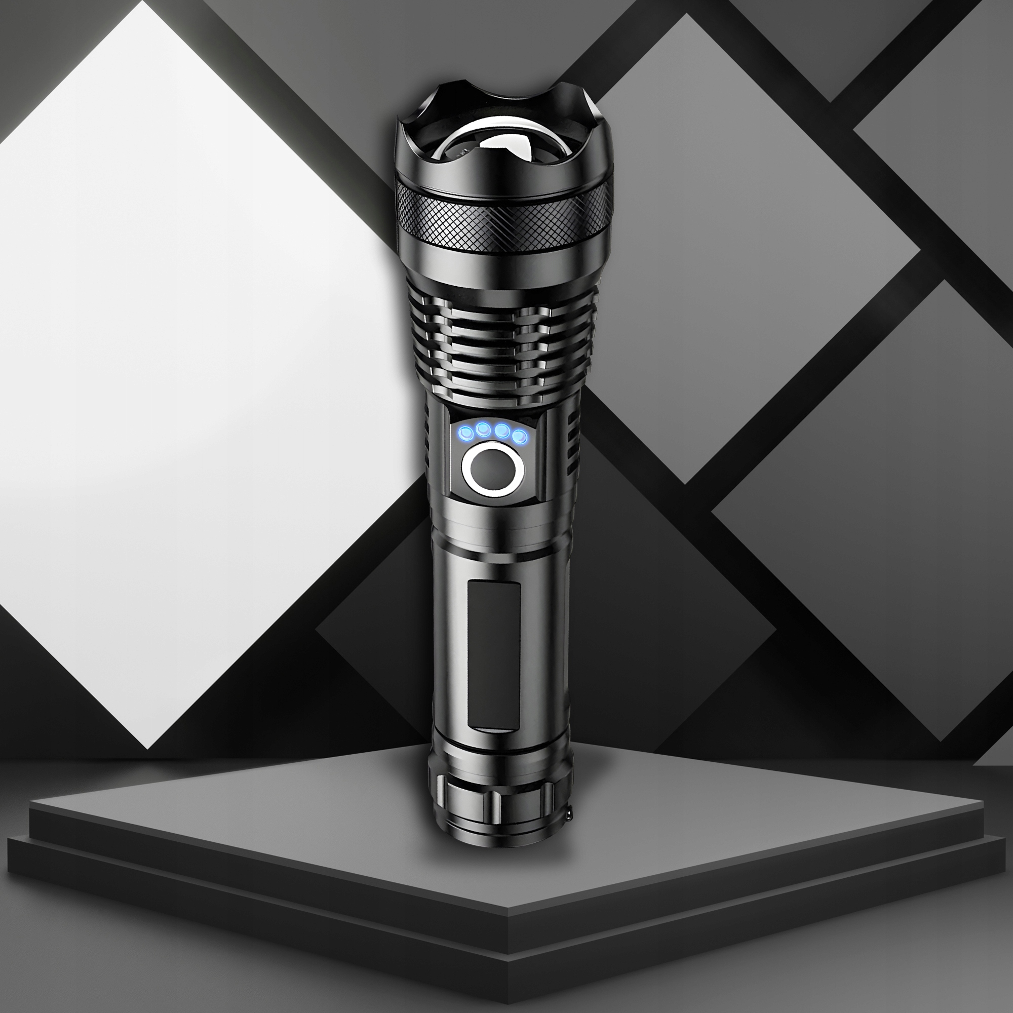 MOCNA LATARKA TAKTYCZNA LED XHP90 ZOOM WOJSKOWA Kod producenta LATARKA WOJSKOWA INTMIX TAKTYCZNA ZOOM MOCNA