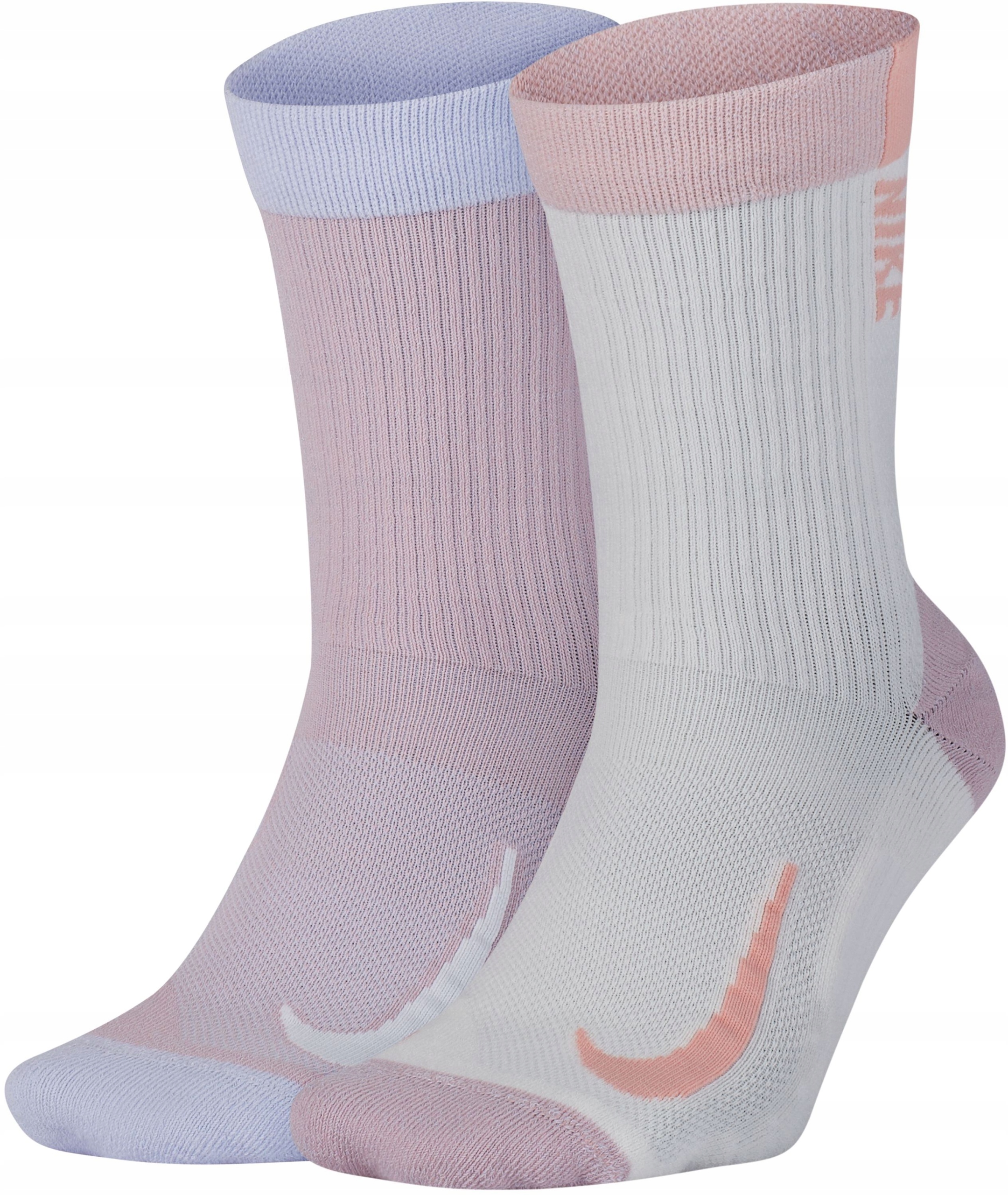Biegowe skarpetki Nike Multiplier Crew Socks, 2 pary, rozmiar L