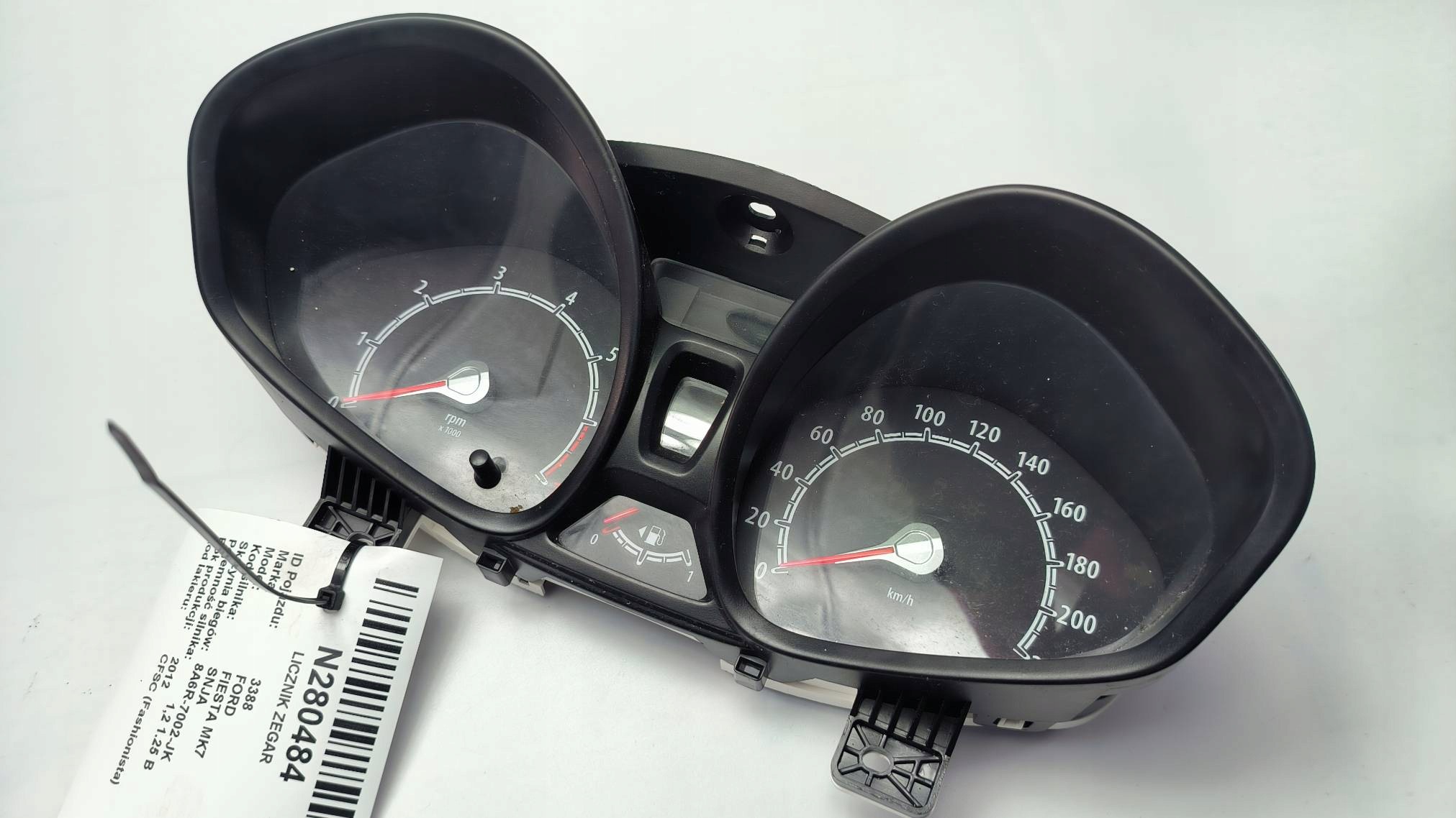 dials clock 8A6F-10894-BC FORD FIESTA MK7