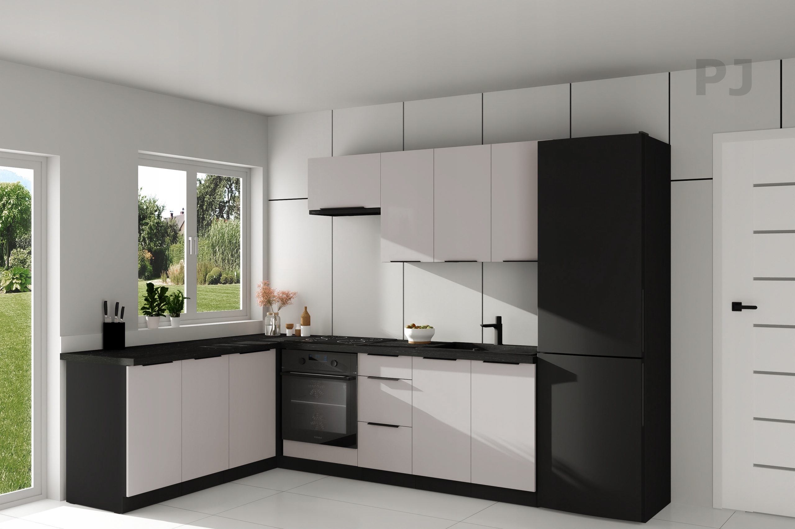 Kuchnia Mona 2,4 x 1,85m, układ dowolny, PJ-Trade, projekt gratis Kod producenta meble kuchenne 01