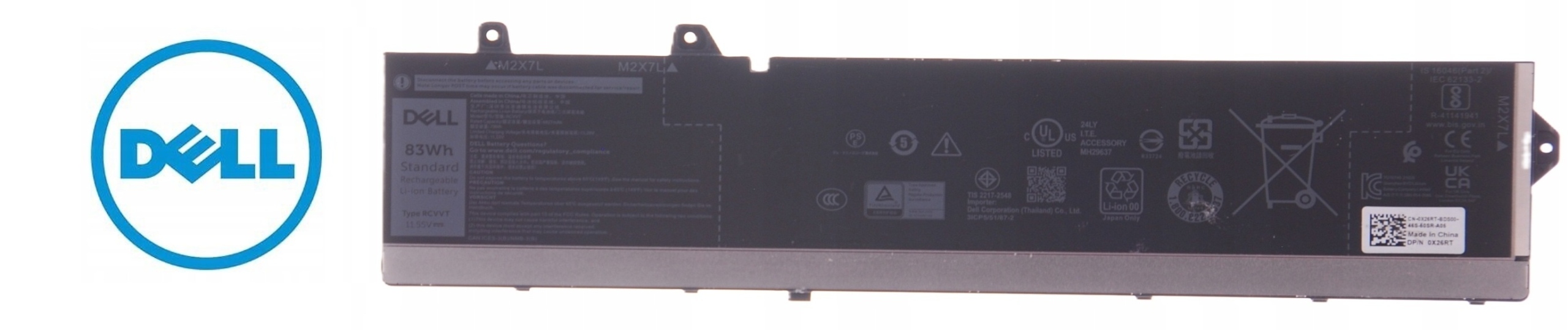 Nová Originální Baterie Dell Precision 7770 7670 7680 7780 Model: Rcvvt