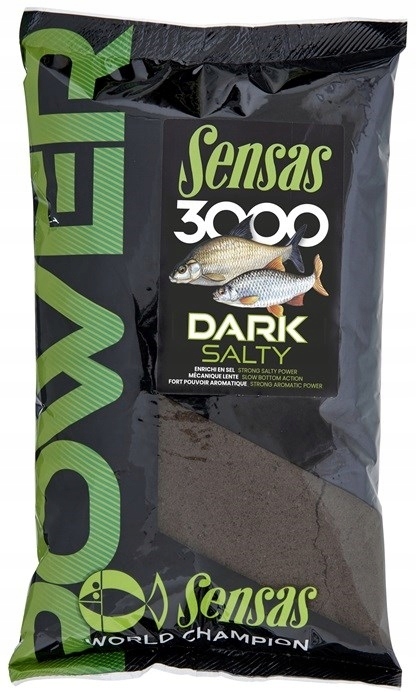 Zanęta Sensas 3000 Power Dark Salty 1kg