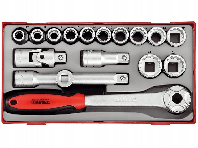 Sada Nástrčiek 1/2'' 18ks Teng Tools 39180104