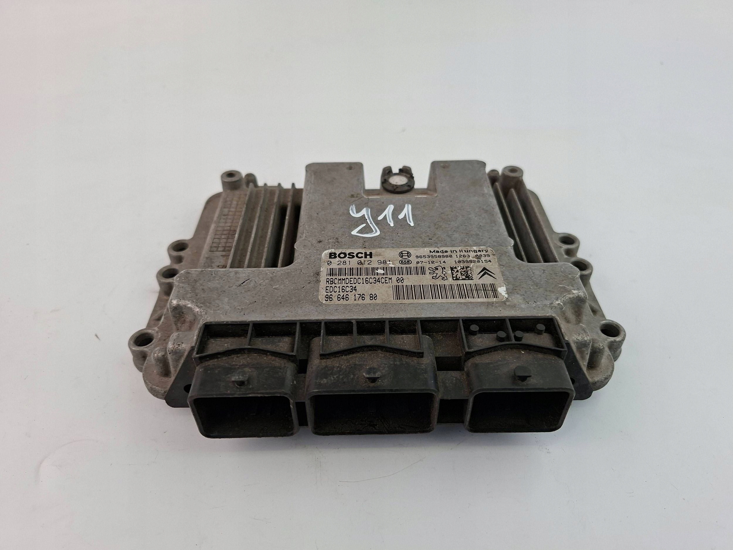 control unit of the engine Citroen C4 Grand Picasso 9664617680