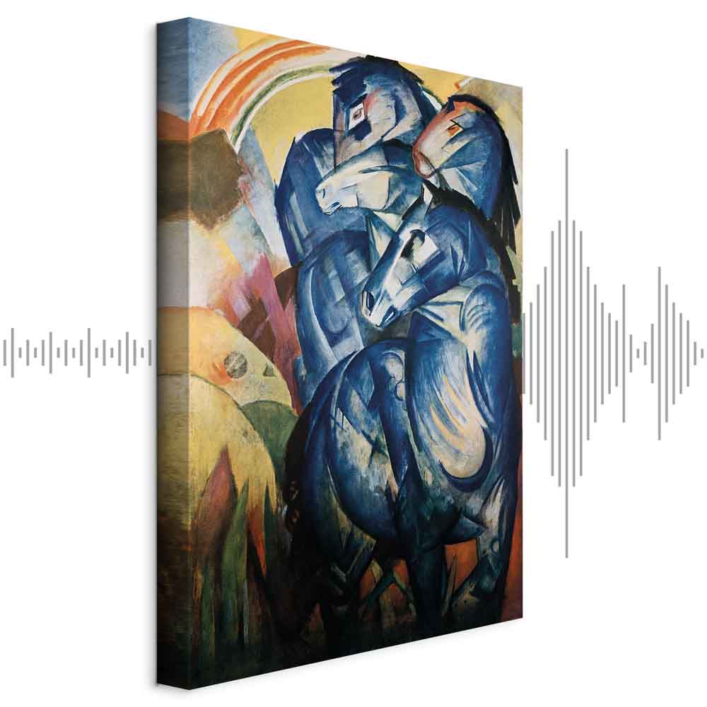 Franz Marc Koňská Věž Akustický Odhlučňovací Obraz Ložnice Obývací Pokoj 80x120