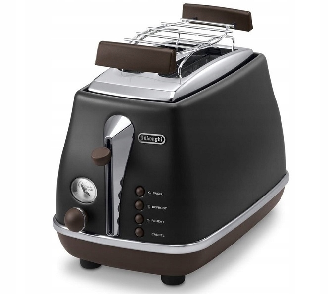 Toster Opiekacz z rusztem Delonghi CTOV2103.BK czarny (nk)