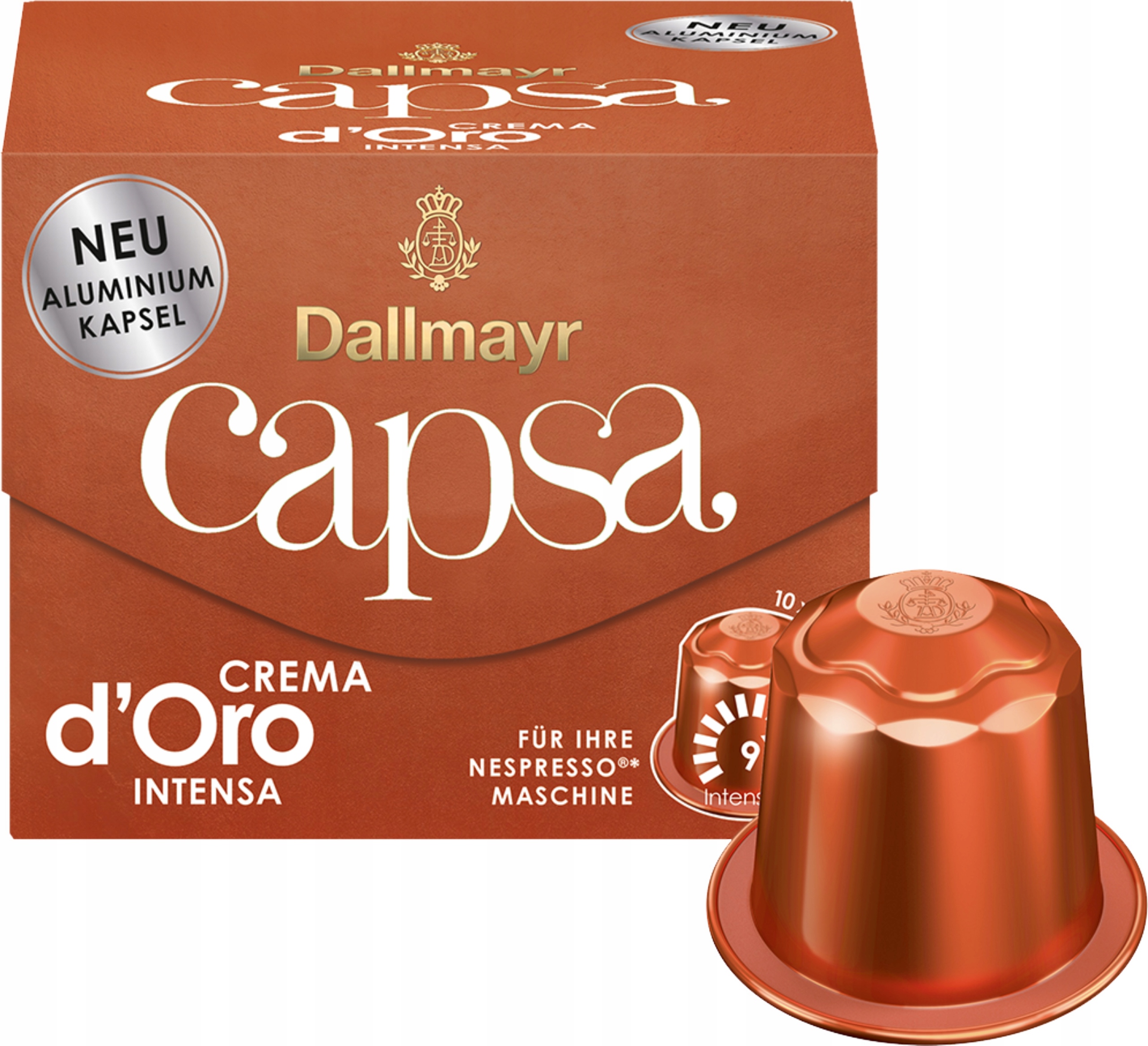 Kapsułki NESPRESSO Dallmayr CAPSA Crema Intensa 10
