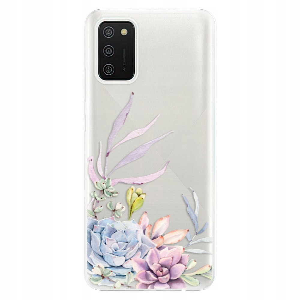 Silikonowe etui iSaprio Succulent 01 do Samsung Galaxy A02s