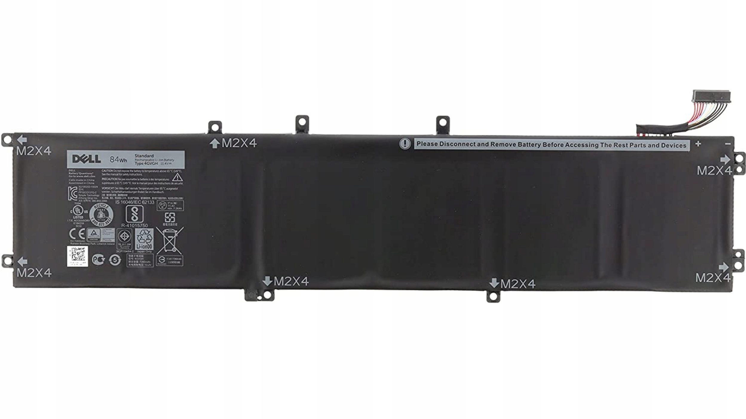 Oryginalna Bateria Dell 84Wh 6C 4GVGH 1P6KD 0T453 T453X