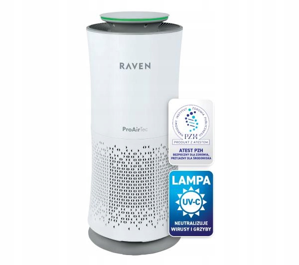 

Oczyszczacz Powietrza Raven EOP003UV Z Lampą Uv-c