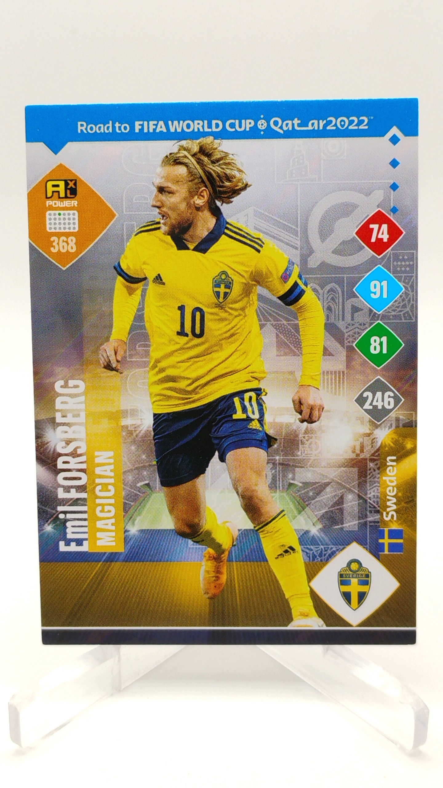 Panini Road To World Cup 2022 Qatar Magician 368 Emil Forsberg Szwecja