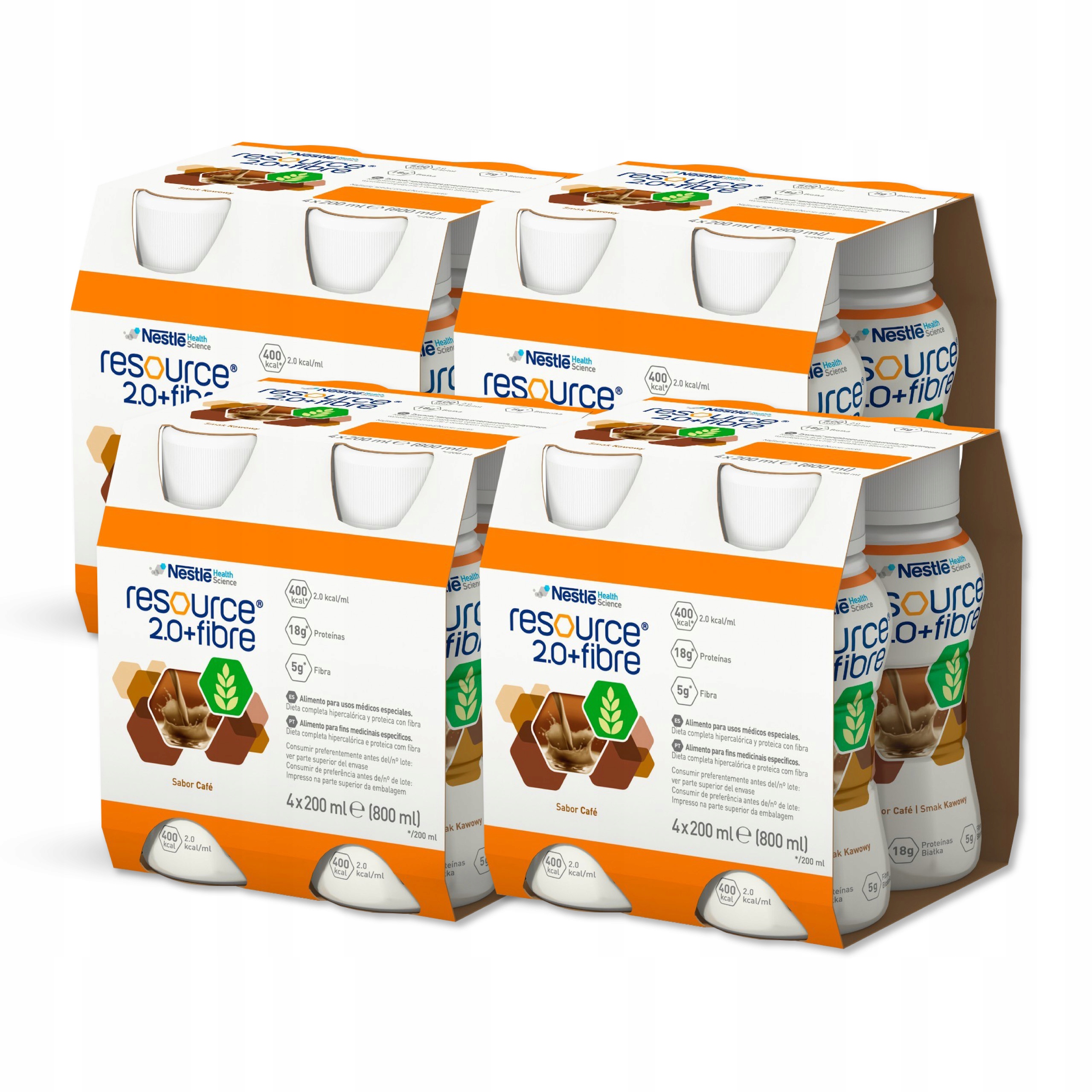 Nestle Resource 2.0 Fibre smak kawowy 16x 200 ml