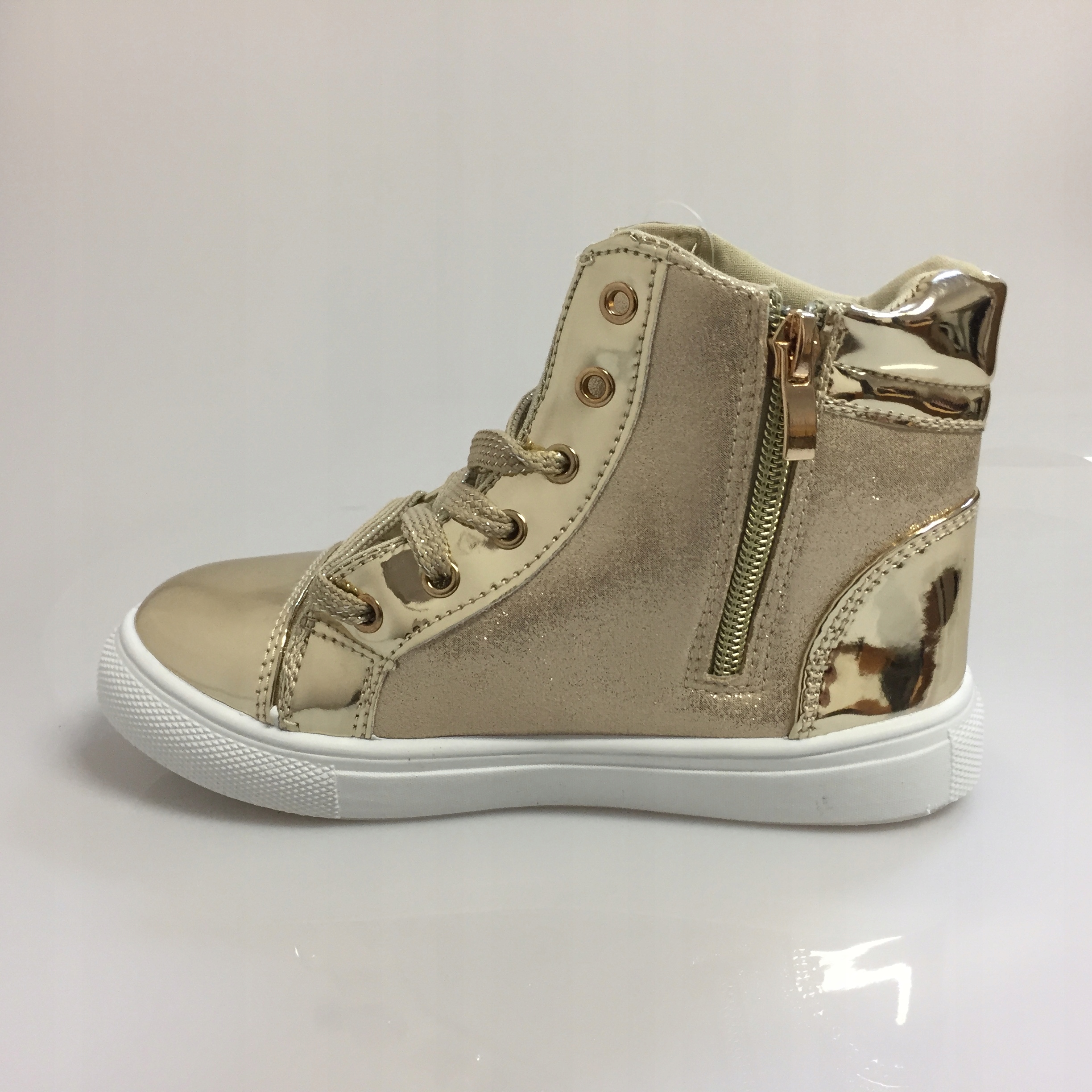 Dz.114 Botki złote pikowania lakierowane 31 Marka Inna marka