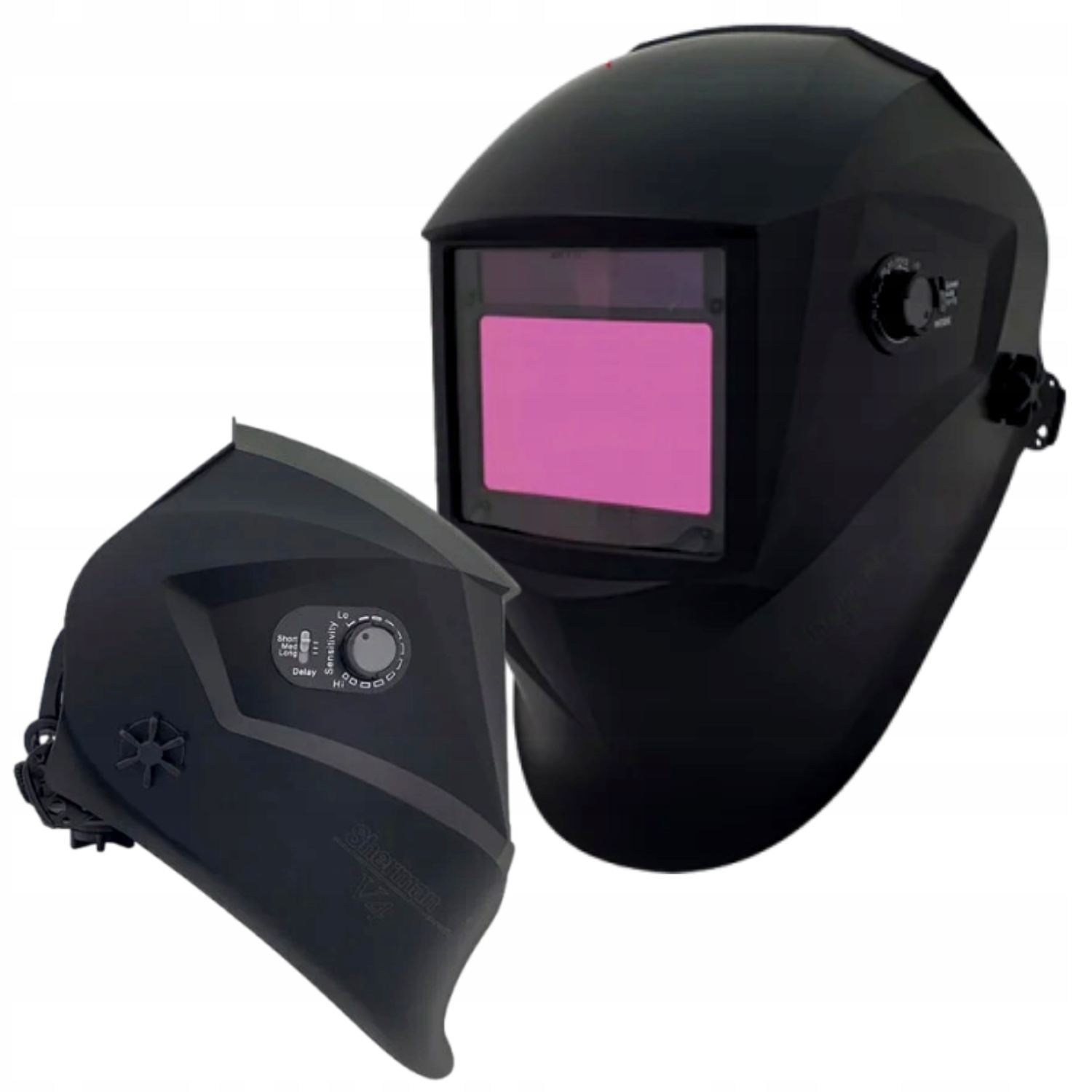 Сварочный шлем авто затемнение V4 черный