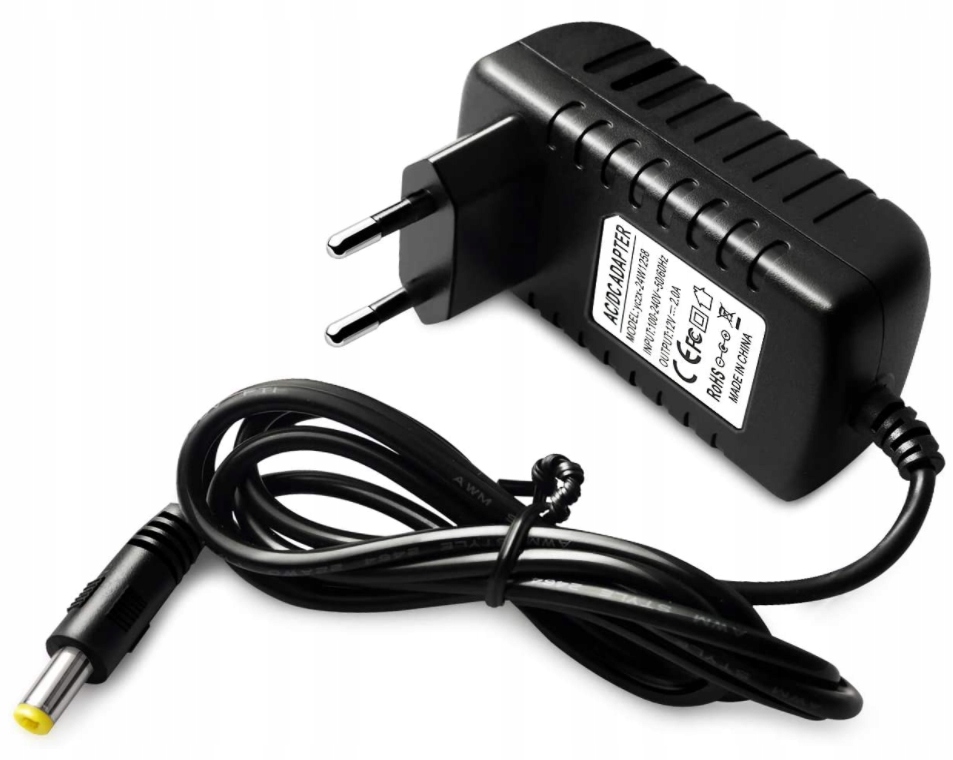 ZASILACZ DC 12V 2A AC 100-240V DO LED KAMER IP Model Zasilacz sieciowy LED, MONITORING