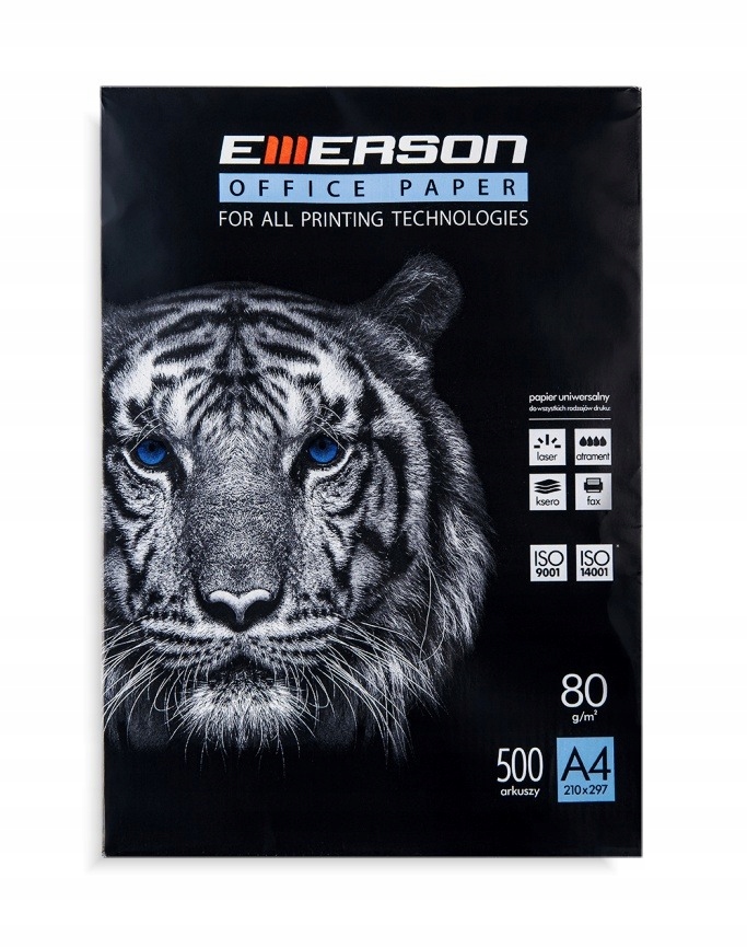 

Papier ksero biały Emerson A4 80g/m2 1 ryza