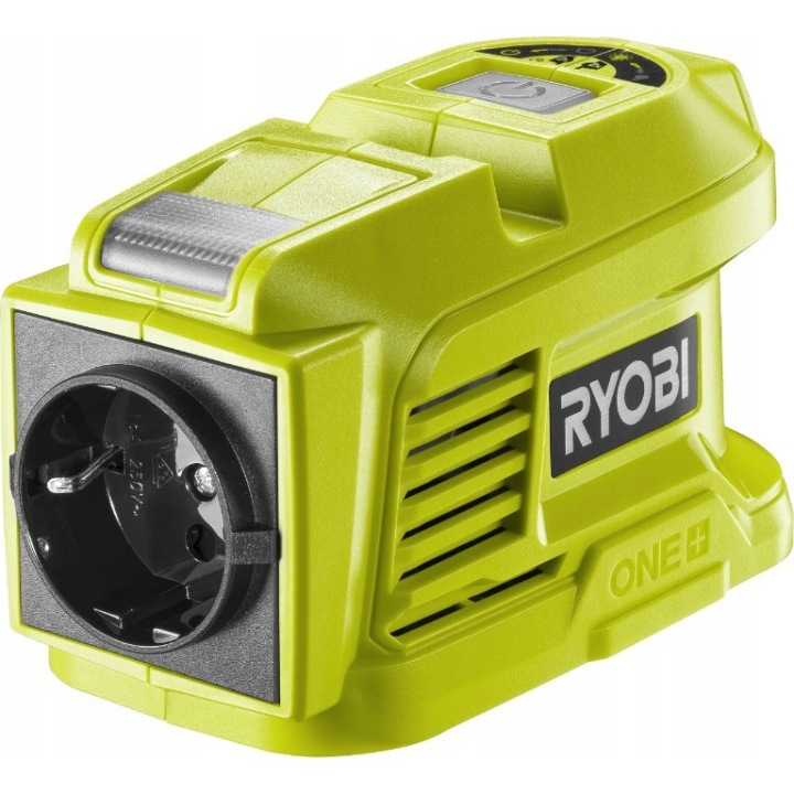 Ryobi Akumul. Przetwornica Napięcia Przenośne Gniazdo 18V-230V RY18BI150A-0