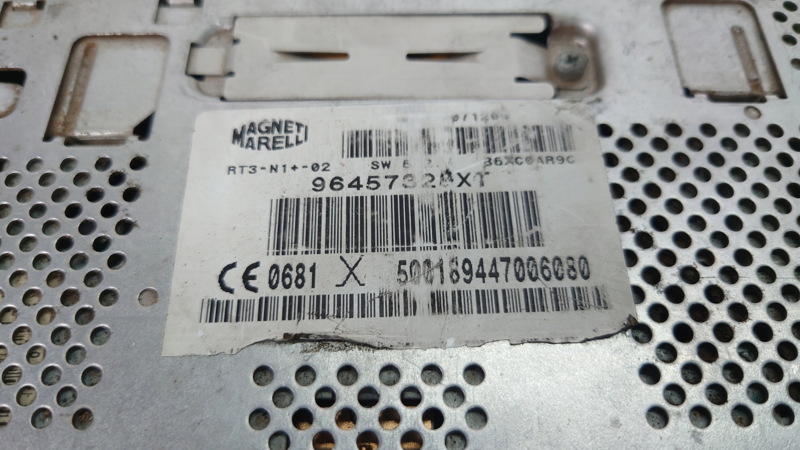 RADIO NAWIGACJA RT3 N1 PEUGEOT 307 CITROEN C4 Part number 96457328XT