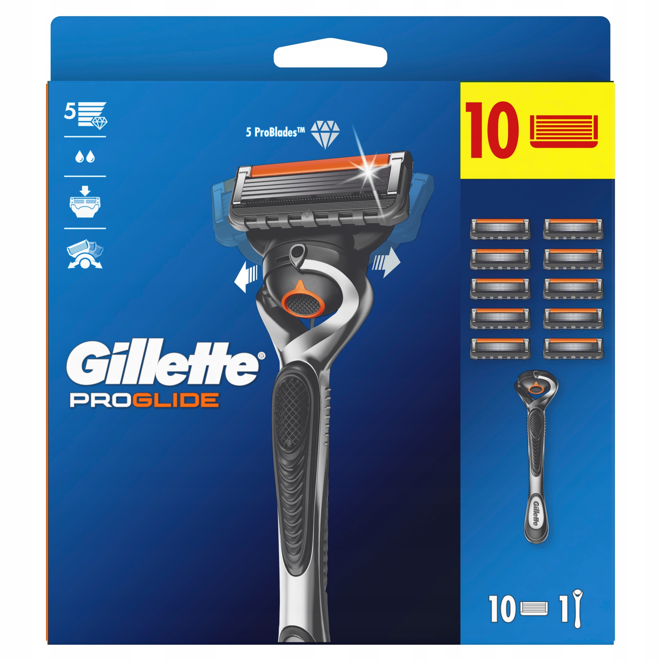 Gillette ProGlide Holicí strojek 10 břitů