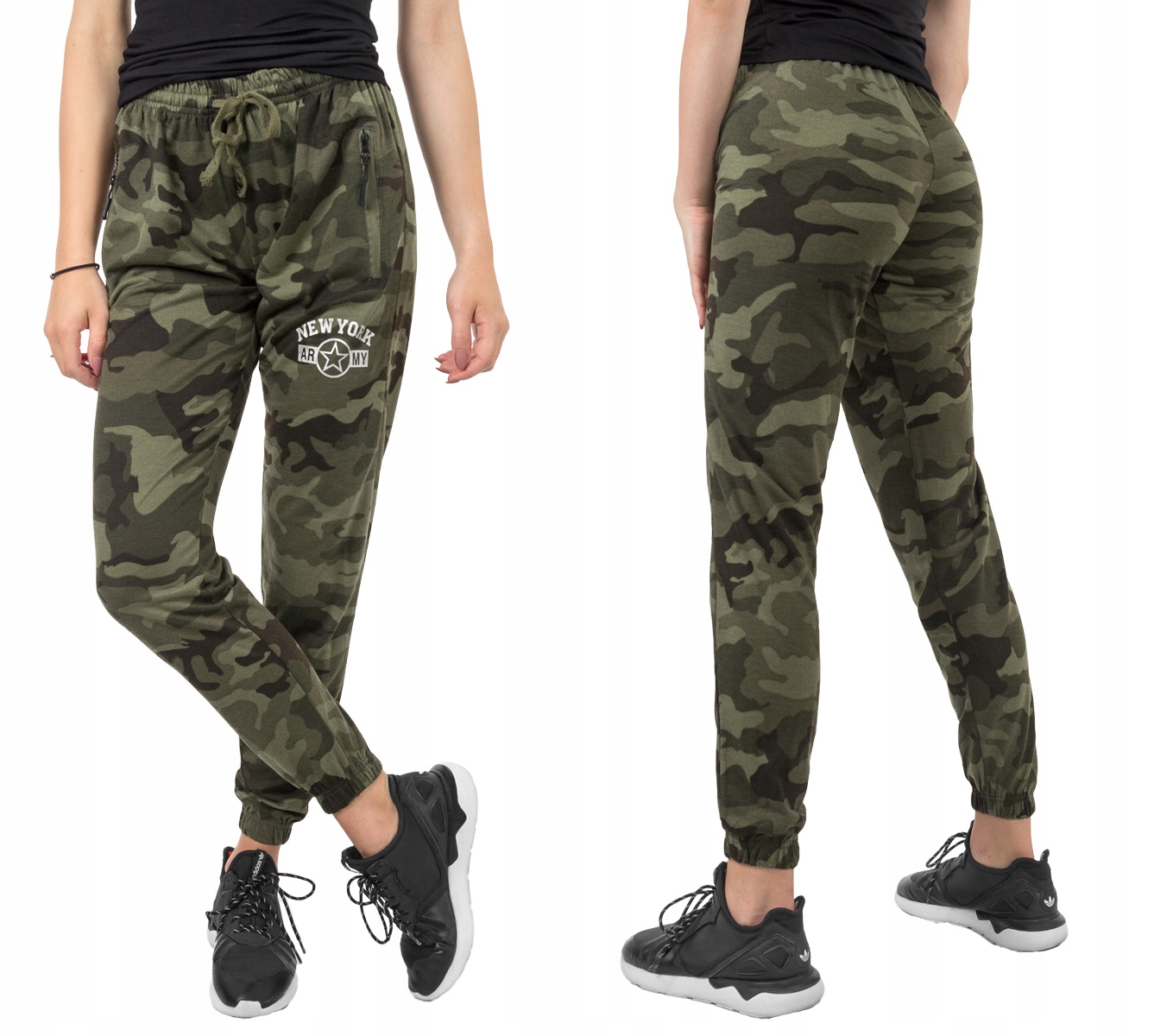 

Spodnie Dresowe Moro Dresy Army Damskie 907-2 r L