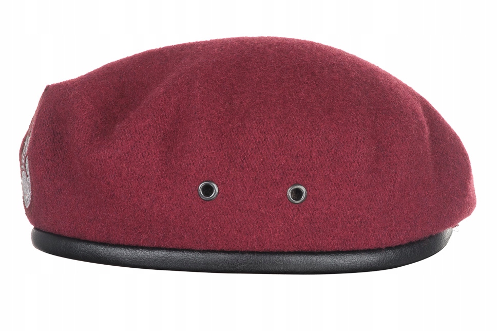 BERET Tłoczony SIŁ SPECJALNYCH z ORŁEM Bordowy 59 Wzór dominujący bez wzoru