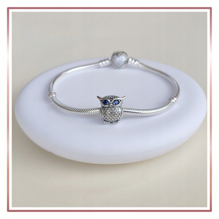 Charms SOWA ART STYLE zawieszka S925 ABSOLWENT Marka A.R. Silver