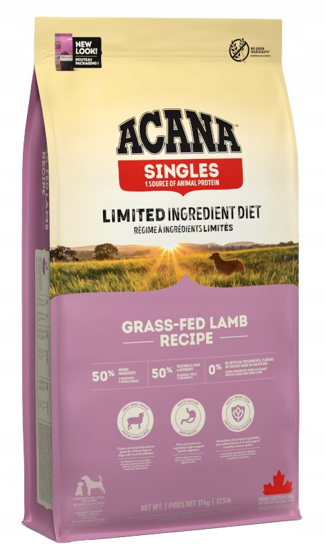 Acana Singles Grass-Fed Lamb Jagnięcina 17kg
