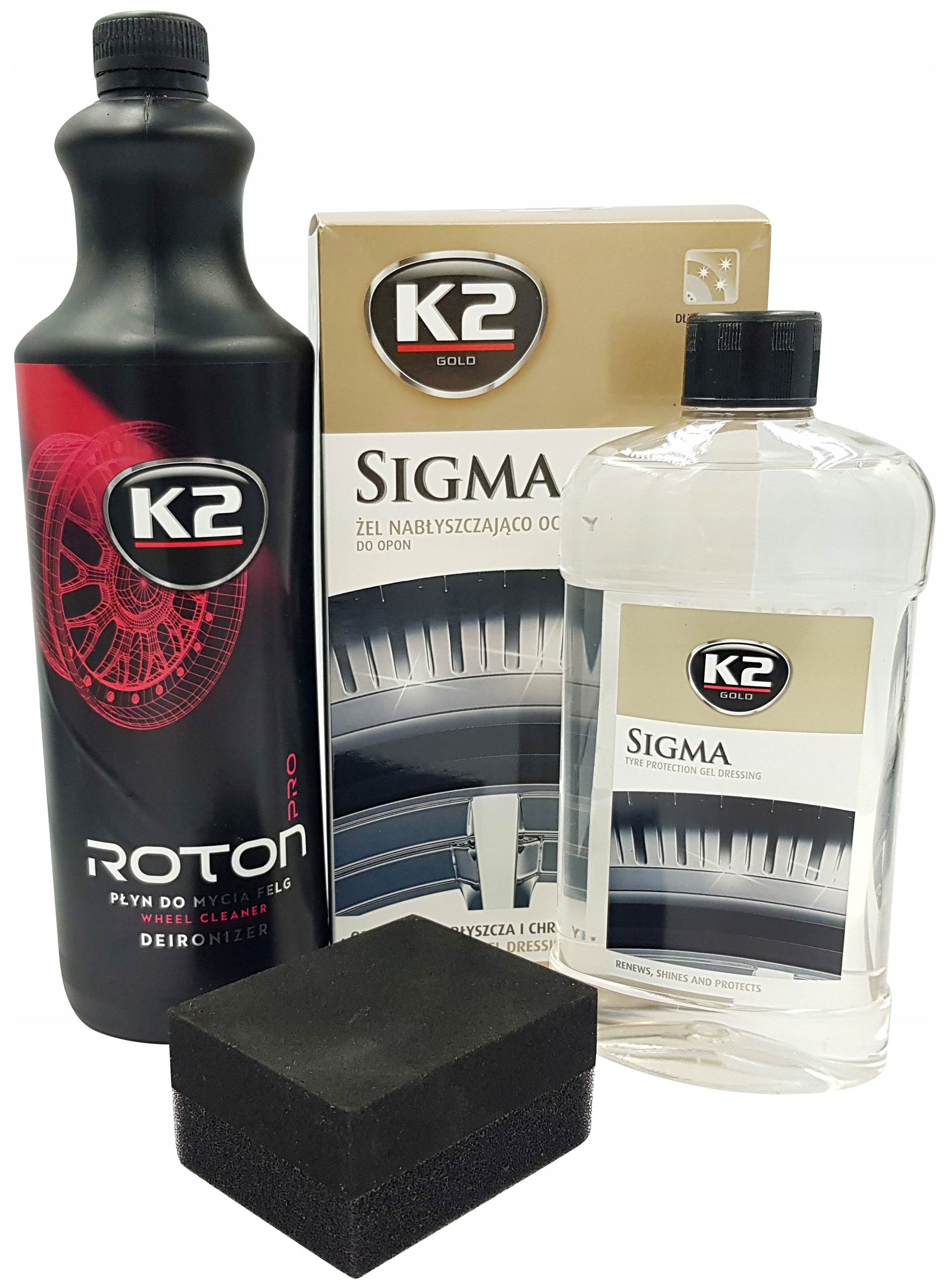 

K2 Roton+sigma Zestaw Do Pielęgnacji Kół Opon Felg