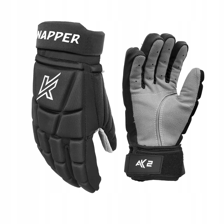 Knapper Hokejbalové rukavice Knapper AK2 v2 Sr, černá, Senior, 14"